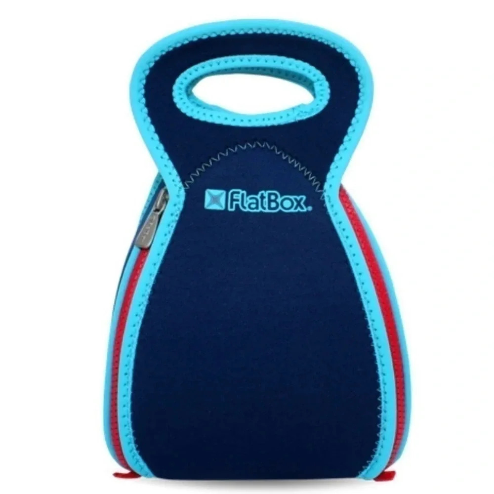 Flatbox Lunch Bag, dark blue/light blue